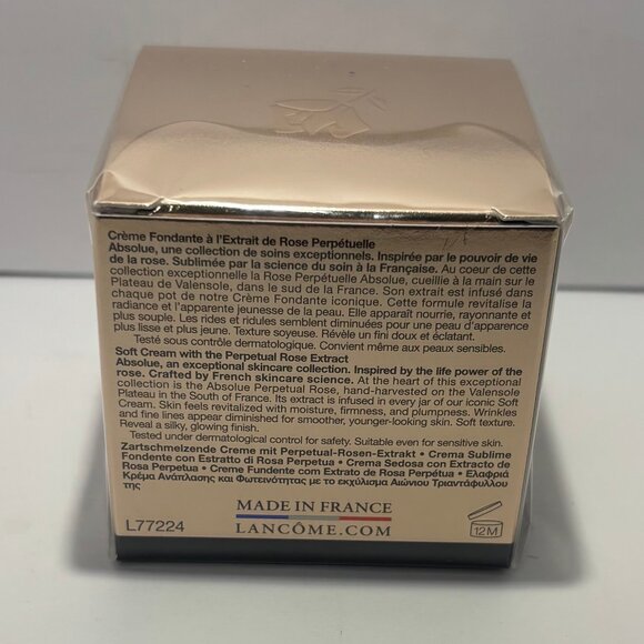 Lancôme Absolue Soft Cream with Perpetual Rose Extract 15ml/0.5 oz Brand New - Picture 2 of 3